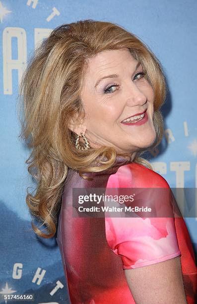 Victoria Clark attends the Broadway Opening Night Performance of 'Bright Star' at the Cort Theatre on March 24, 2016 in New York City.