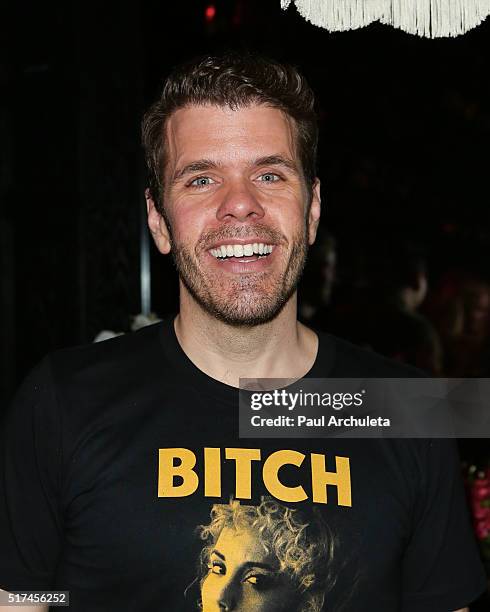 Blogger Perez Hilton attends his birthday celebration at Blind Dragon on March 24, 2016 in West Hollywood, California.