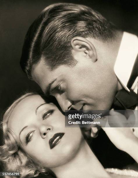 American actress Carole Lombard with her husband Clark Gable