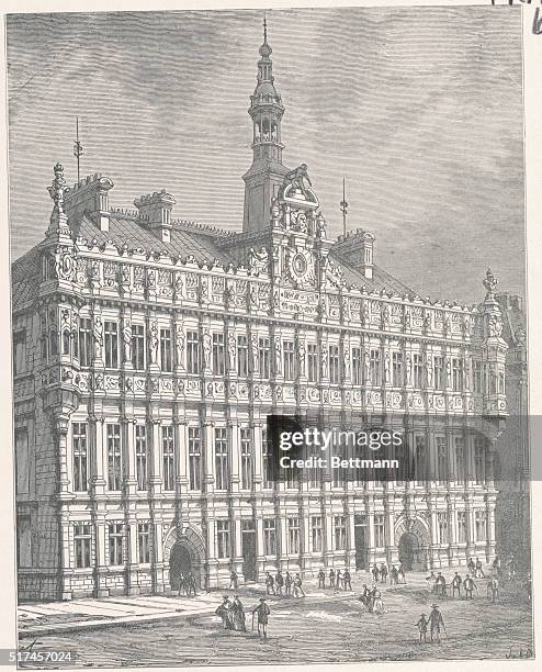 France: City Hall Of Valenciennes.