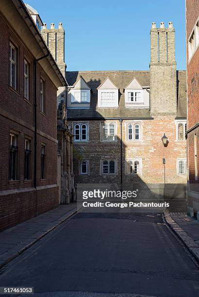 cambridge town alley - cambridge street stock pictures, royalty-free photos & images