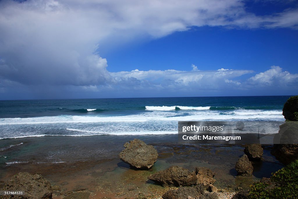 The "soup bowl" beach