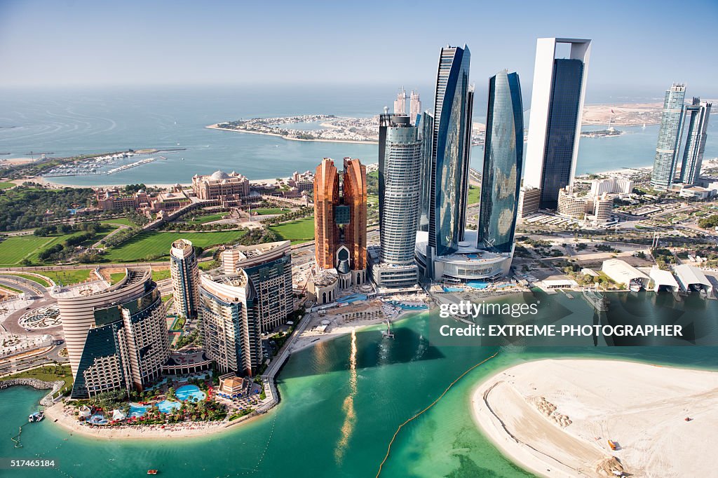 Célèbres bâtiments à Abou Dhabi