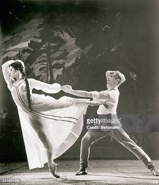Ekaterina Maximova and Vladimir Vasiliev perform in Stone Flower with the Bolshoi Ballet.