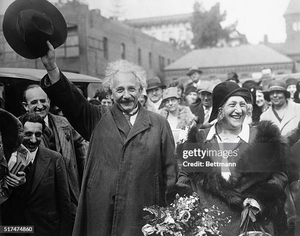 Southern California said good-bye to its most distinguished visitor of the year, when Dr.Albert Einstein, father of the relativity theory departed...