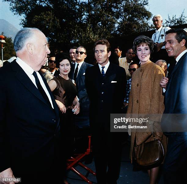 On the set of the 1966 film Torn Curtain.