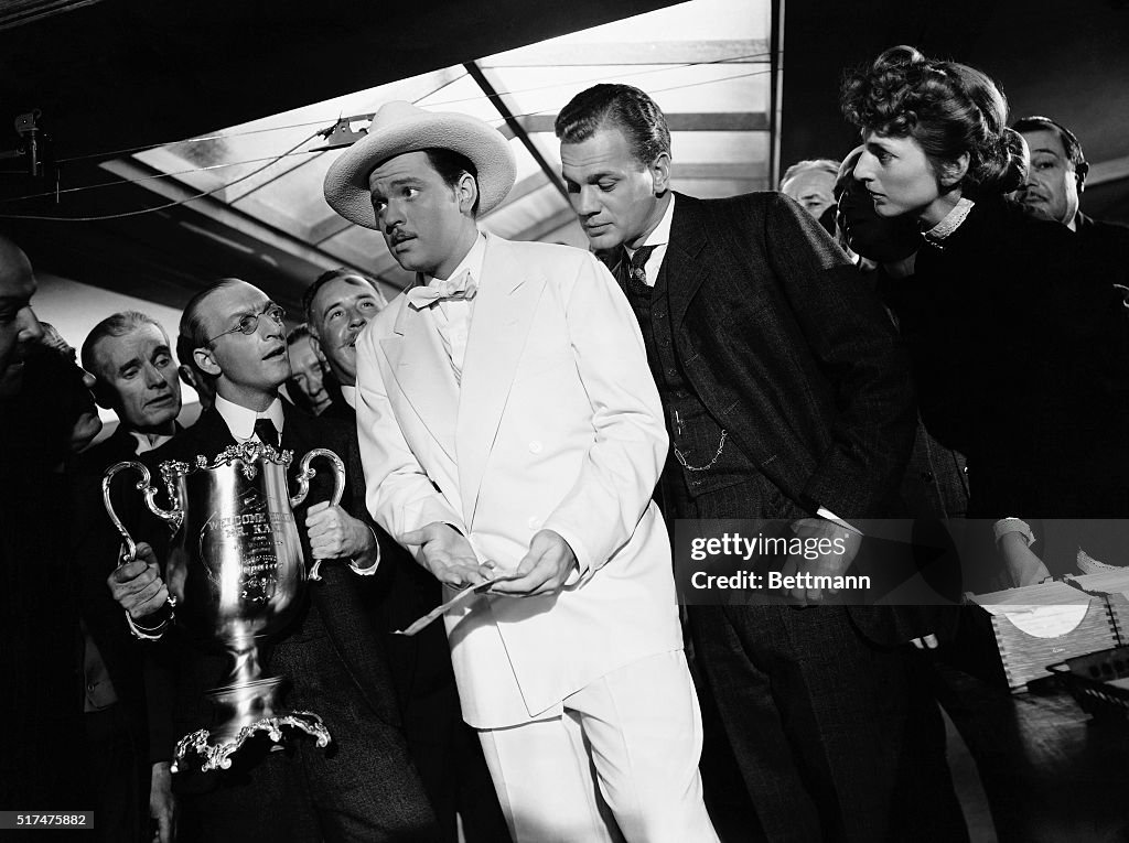 Orson Wells as Charles Kane in Citzen Kane