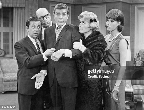 Cast of the Dick Van Dyke Show, circa 1965.