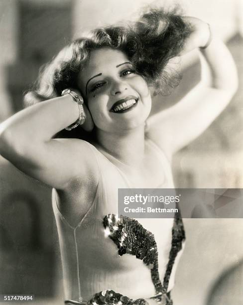 CLara Bow , American Actress. Undated photo circa 1920s.