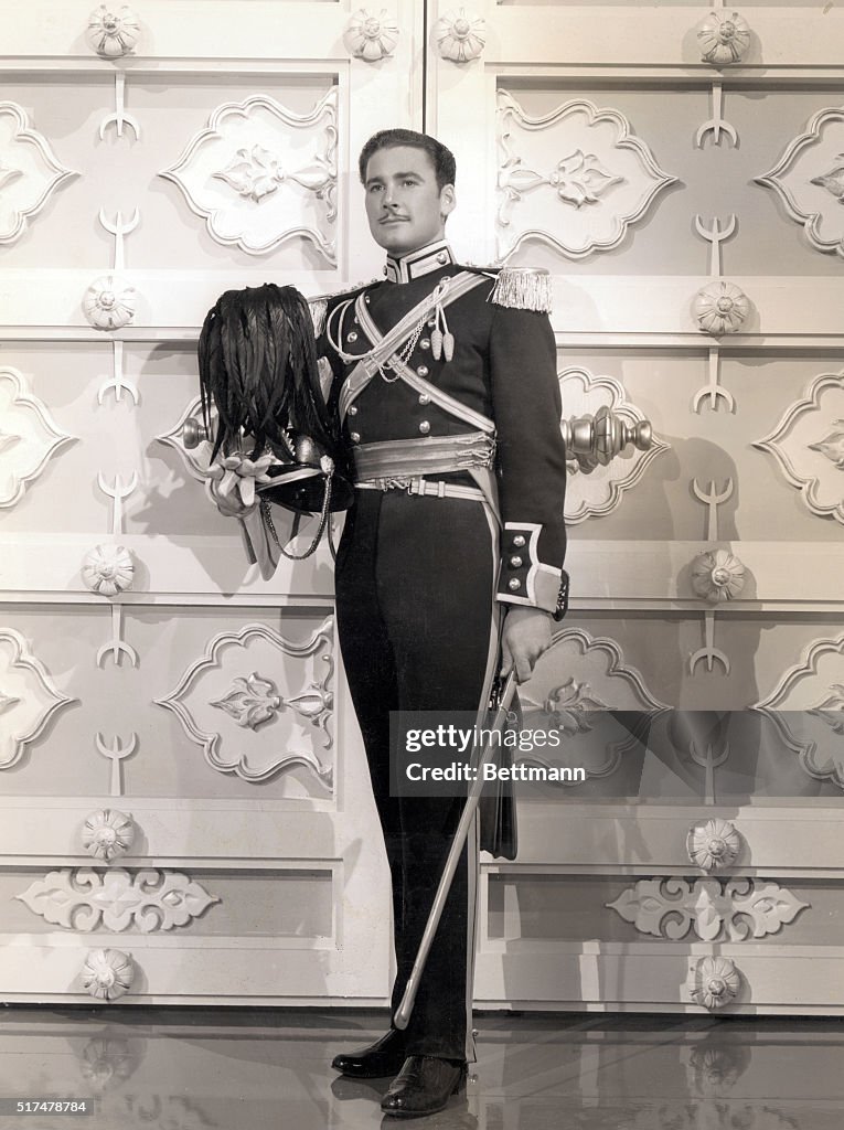 Errol Flynn in Military Uniform