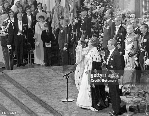 Amsterdam: Royal ceremonies with Queen Beatrix.