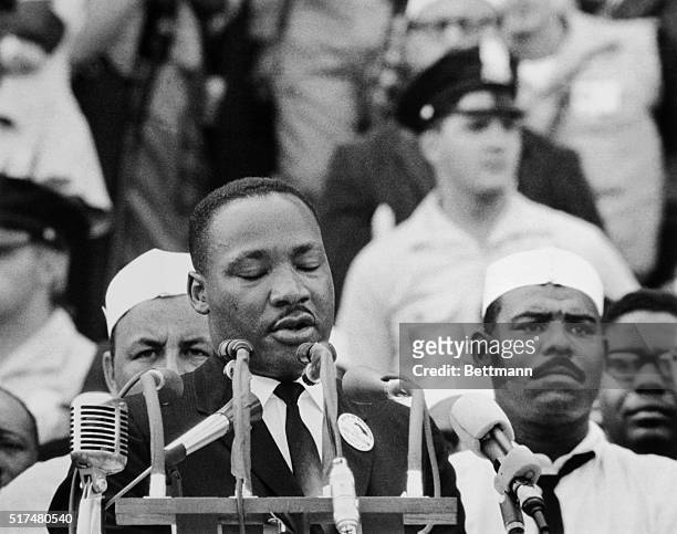 Washington D.C.: Martin Luther King, Jr. Delivers his "I Have a Dream" speech at the March on Washington demonstration.