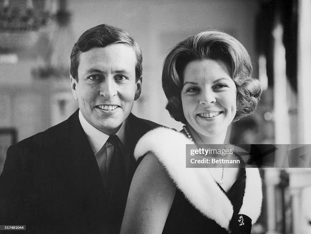 Portrait of Princess Beatrix and Claus Von Amsberg