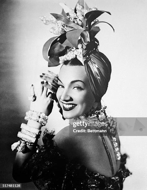 Headshot of Carmen Miranda
