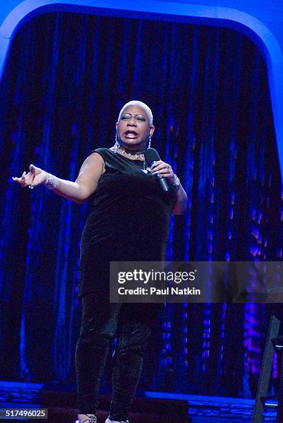 American comedienne Luenell performs onstage at the Arie Crown Theater, Chicago, Illinois, December 31, 2006.