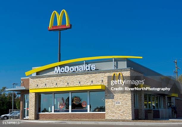 mcdonald's - mcdonalds restaurant stock pictures, royalty-free photos & images