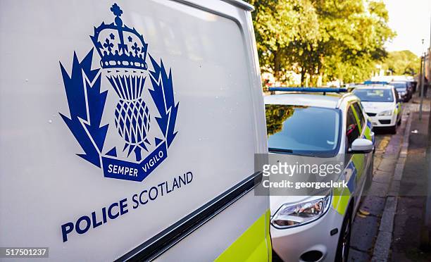 police scotland vehicles - police scotland stock pictures, royalty-free photos & images