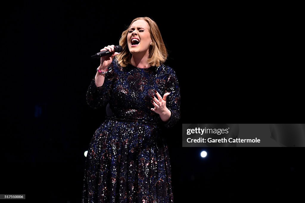 Adele Performs At The SSE Hydro