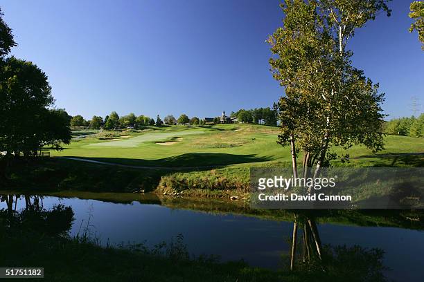 The par 4 9th hole at the Valhalla Golf Club, on September 21, 2004 in Louisville, Kentucky, USA.