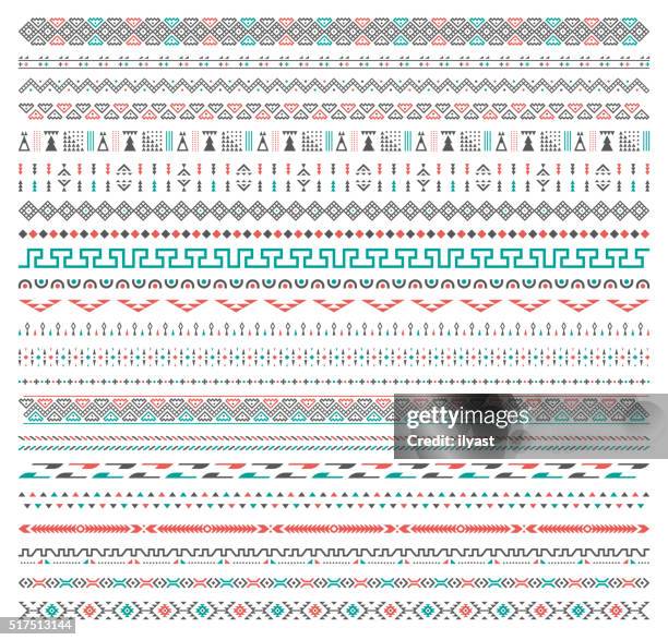 background tribal pattern - aztec stock illustrations