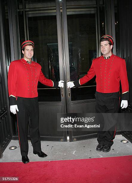 The 25th anniversary of the Cartier holiday bow celebration at The Cartier Mansion on Fifth Avenue, November 16, 2004 in New York City.