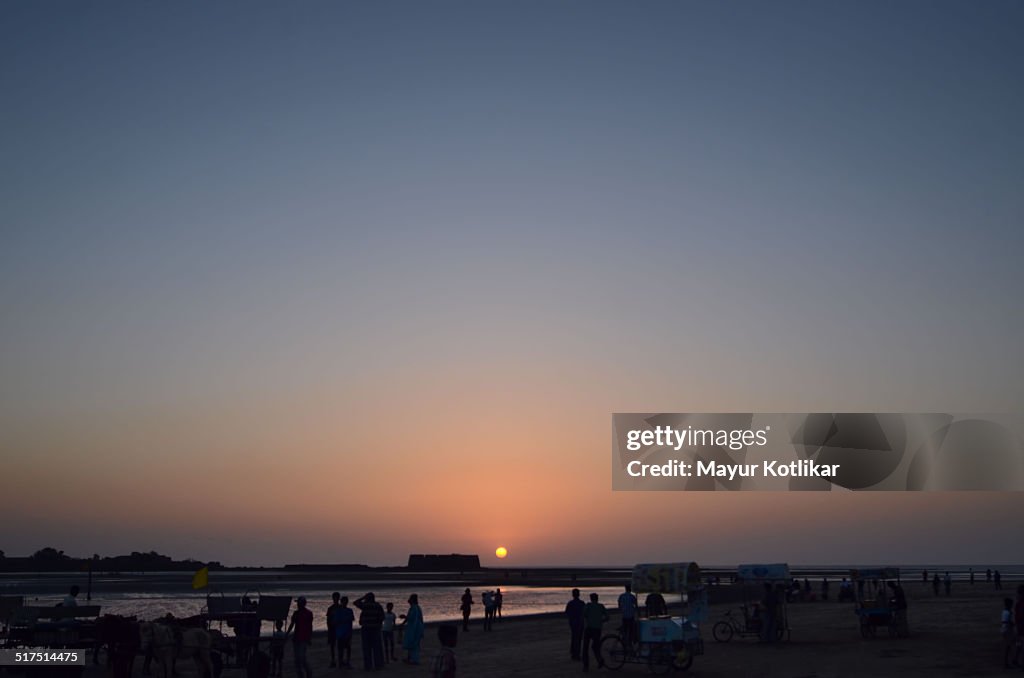 Sunset at Alibag Fort