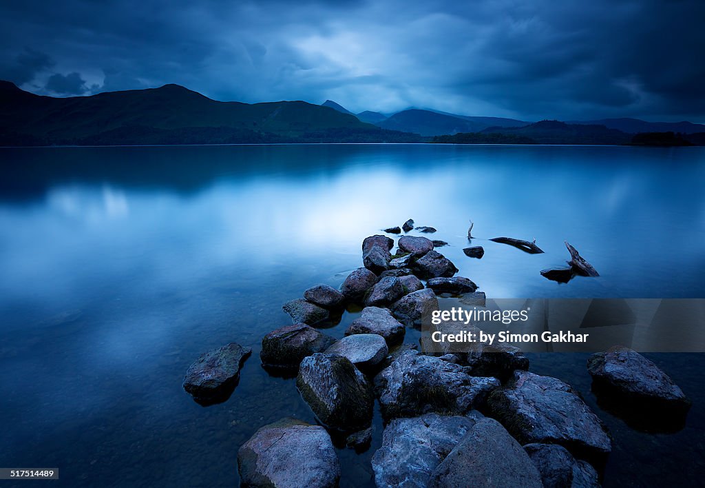 Derwent Water Landscape in Lake District