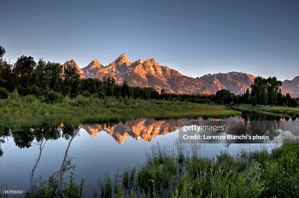 Sunrise at Grand Teton National Park