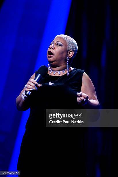American comedienne Luenell performs onstage at the Arie Crown Theater, Chicago, Illinois, December 31, 2006.