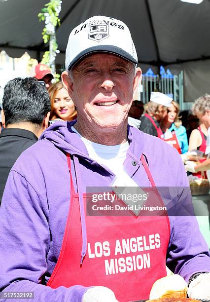 Pete Demers attends the Los Angeles Mission's Easter Celebration Of New Life at Los Angeles Mission on March 25, 2016 in Los Angeles, California.