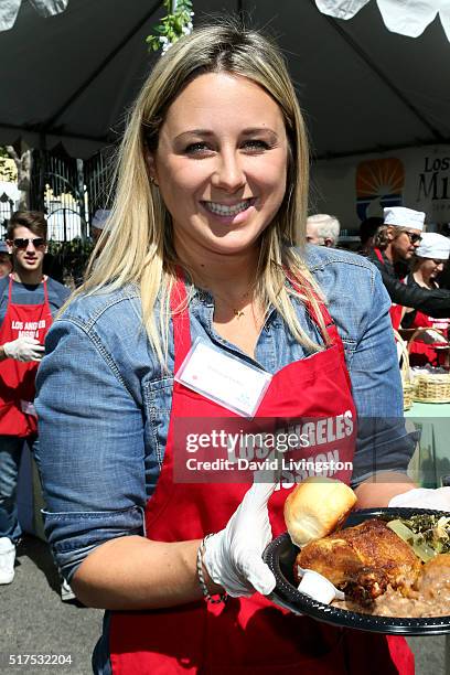 Victoria Fratz attends the Los Angeles Mission's Easter Celebration Of New Life at Los Angeles Mission on March 25, 2016 in Los Angeles, California.