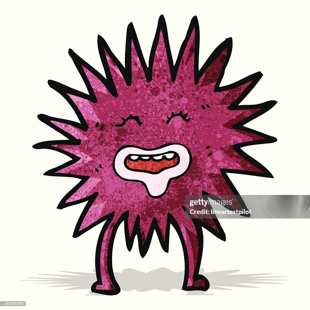 Cartoon sea anemone