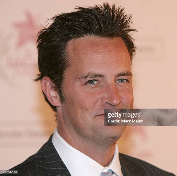Actor Matthew Perry attends "The Lili Claire Foundation's 7th Annual Benefit Gala" at the Century Plaza Hotel November 16, 2004 in Century City,...