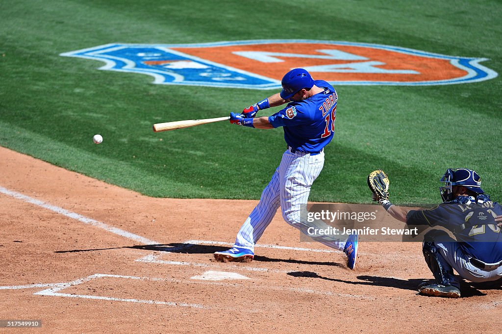 Milwaukee Brewers v Chicago Cubs