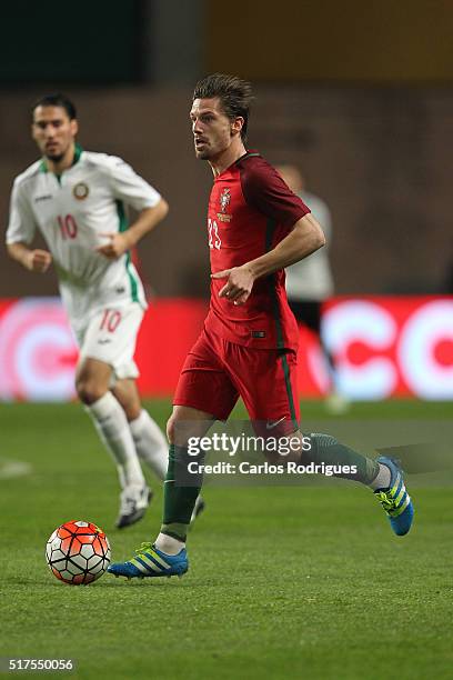 Portuguese midfielder Adrien Silva during the match between Portugal and Bulgaria Friendly International at Estadio Municipal de Leiria on March 25,...