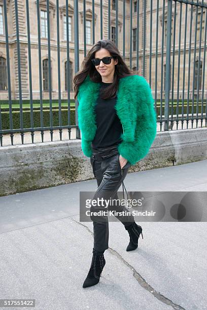 Fashion Stylist Barbara Martelo on day 4 during Paris Fashion Week Autumn/Winter 2016/17 on March 4, 2016 in Paris, France. Barbara Martelo