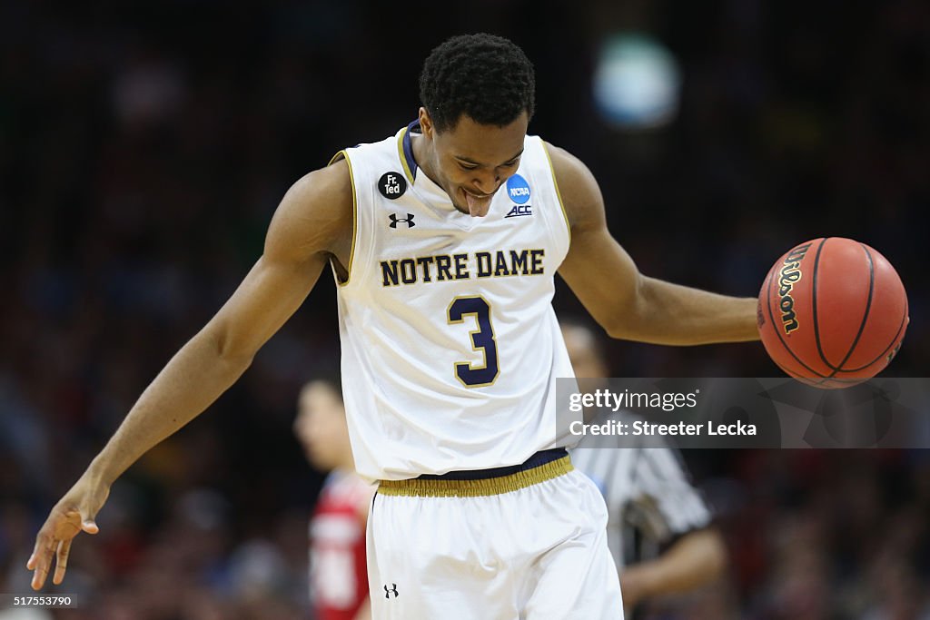 NCAA Basketball Tournament - East Regional - Wisconsin v Notre Dame