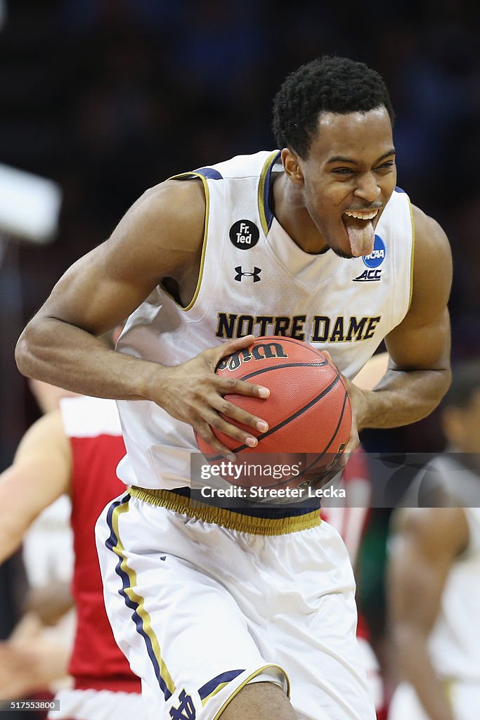NCAA Basketball Tournament - East Regional - Wisconsin v Notre Dame