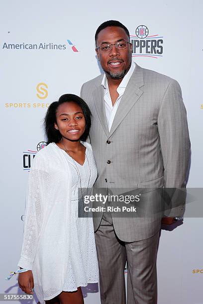 Former NBA player Cedric Ceballos attends the Cedars-Sinai Sports Spectacular at W Los Angeles  West Beverly Hills on March 25, 2016 in Los Angeles,...