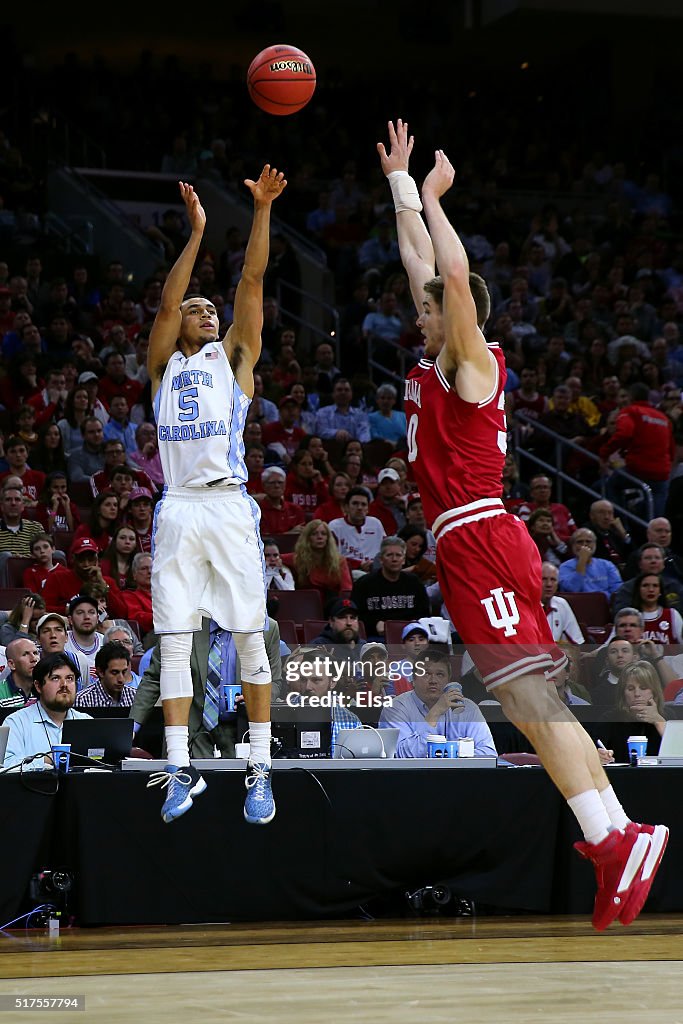 NCAA Basketball Tournament - East Regional - Indiana v North Carolina