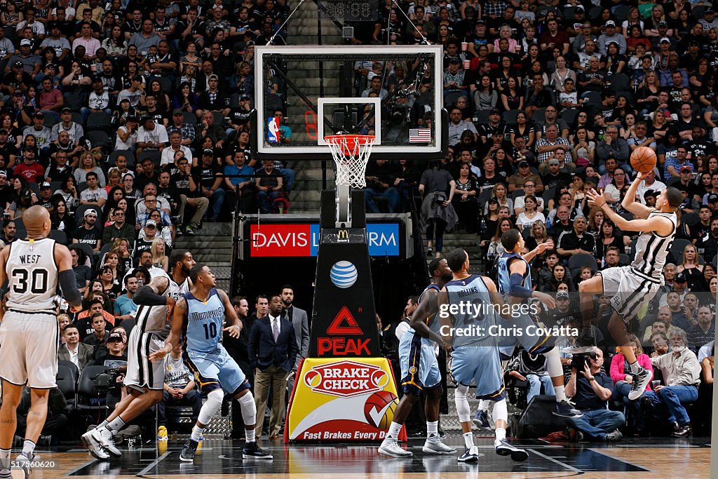 Memphis Grizzlies v San Antonio Spurs