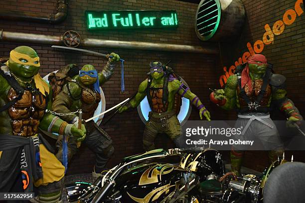 Teenage Mutant Ninja Turtles: Out of the Shadows" at Los Angeles Convention Center at WonderCon 2016 on March 25, 2016 in Los Angeles, California.