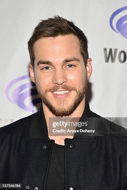 Chris Wood attends the "Containment" panel at WonderCon 2016 at Los Angeles Convention Center at WonderCon 2016 on March 25, 2016 in Los Angeles,...