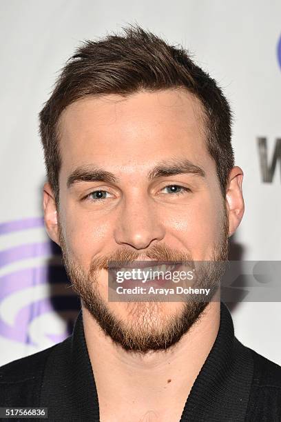 Chris Wood attends the "Containment" panel at WonderCon 2016 at Los Angeles Convention Center at WonderCon 2016 on March 25, 2016 in Los Angeles,...