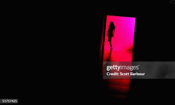 lancome colour design awards 2004 - fashion show stage stock pictures, royalty-free photos & images