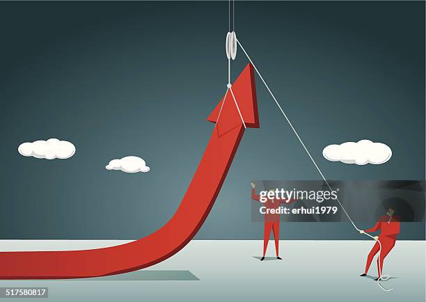 arrow sign - guy getting pulled over stock illustrations