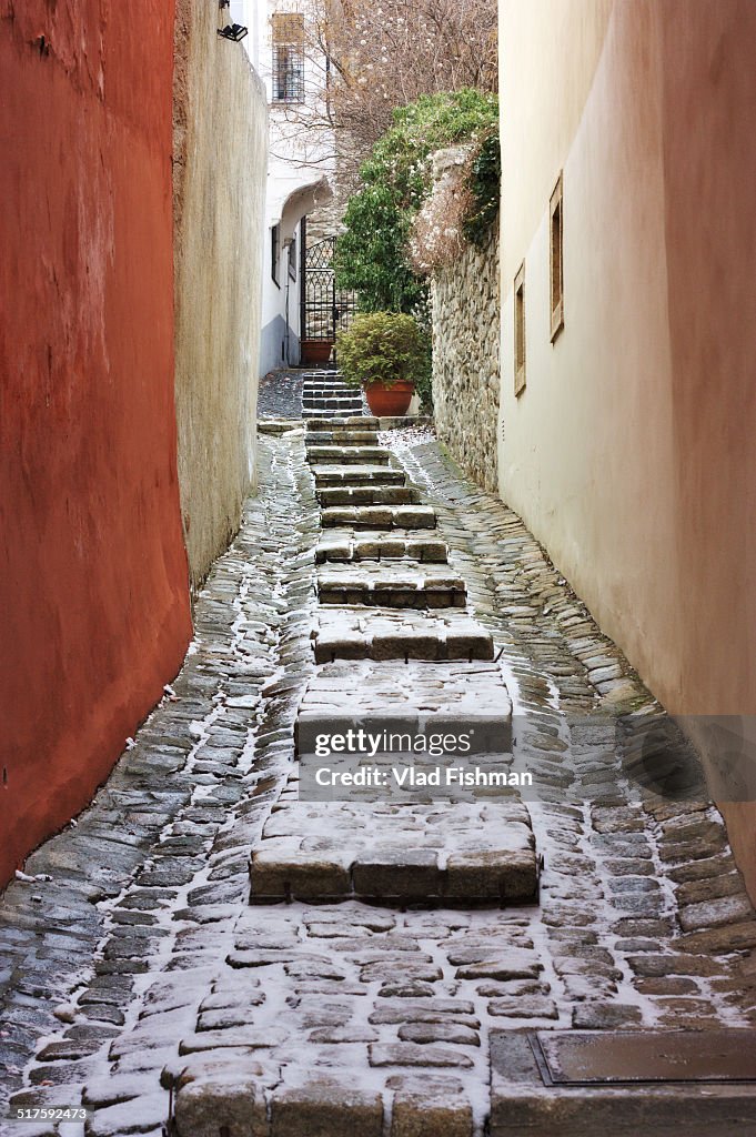 Old alley in Bratisalava