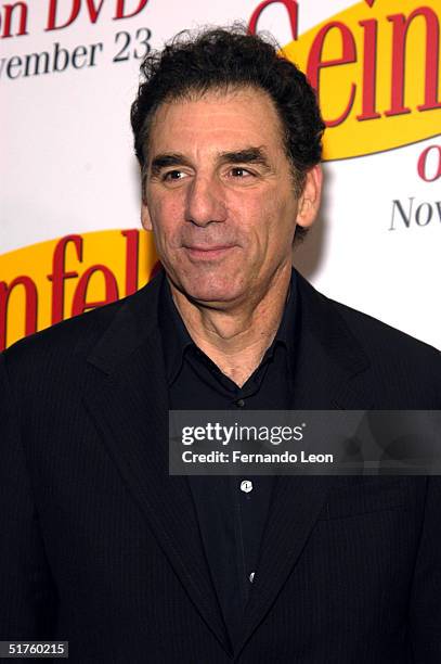Actor Michael Richards attends the DVD Release Party for the first three seasons of "Seinfeld" held on November 17, 2004 at the Rainbow Room in...