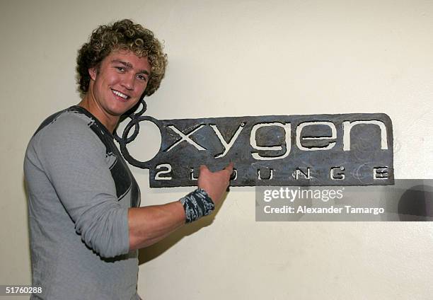 Of the Real World Philadelphia hosts a party at Oxygen Lounge in Coconut Grove, Florida on November 17, 2004.