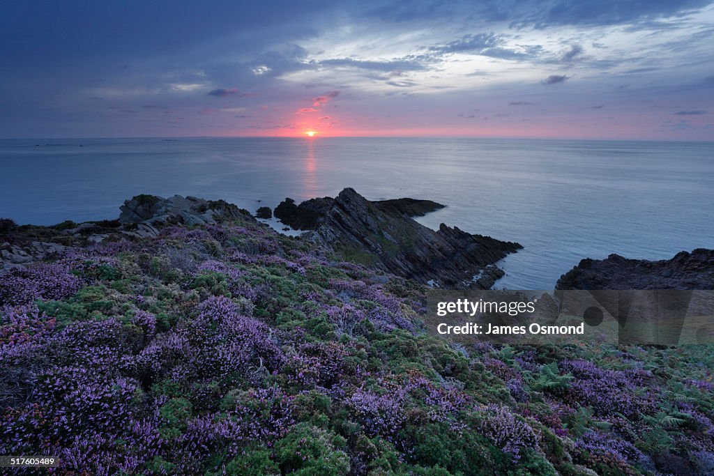 Cap D'Erquy, Sunset.